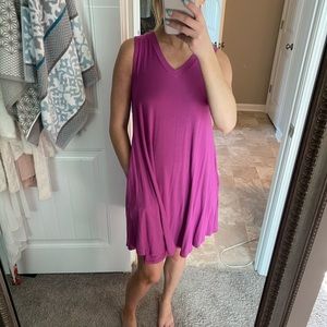 Stretchy T-shirt dress with Pockets!!